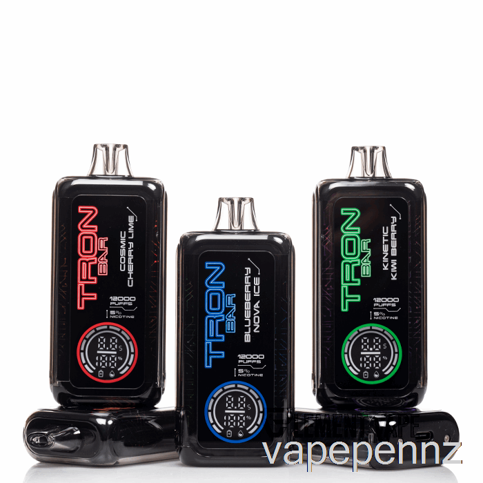 TRON BAR 12K Disposable Neon Mint Ice VAPE NZ